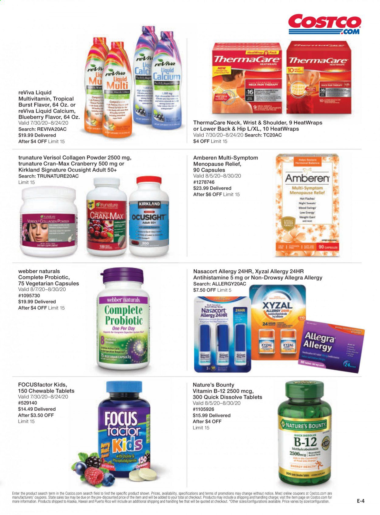 Costco Weekly Ad August 1 to August 31