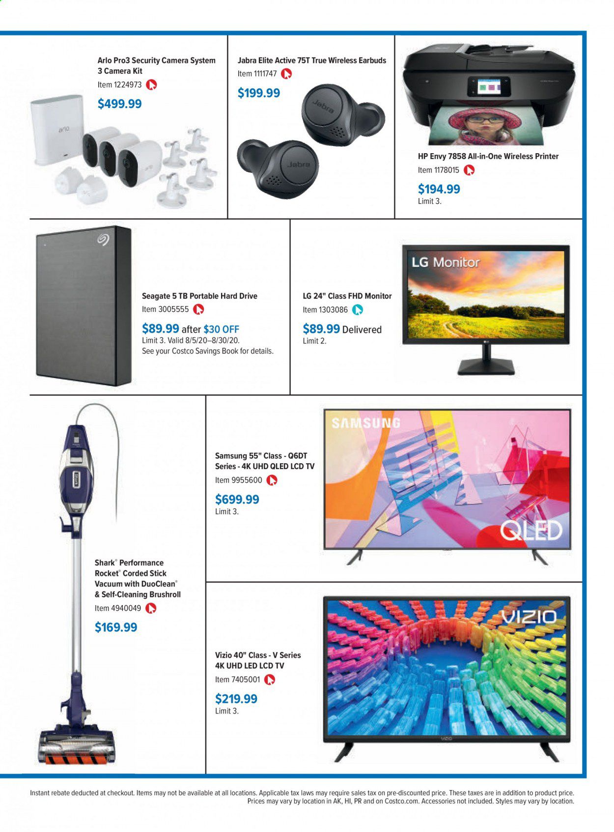 Costco Weekly Ad August 1 to August 31