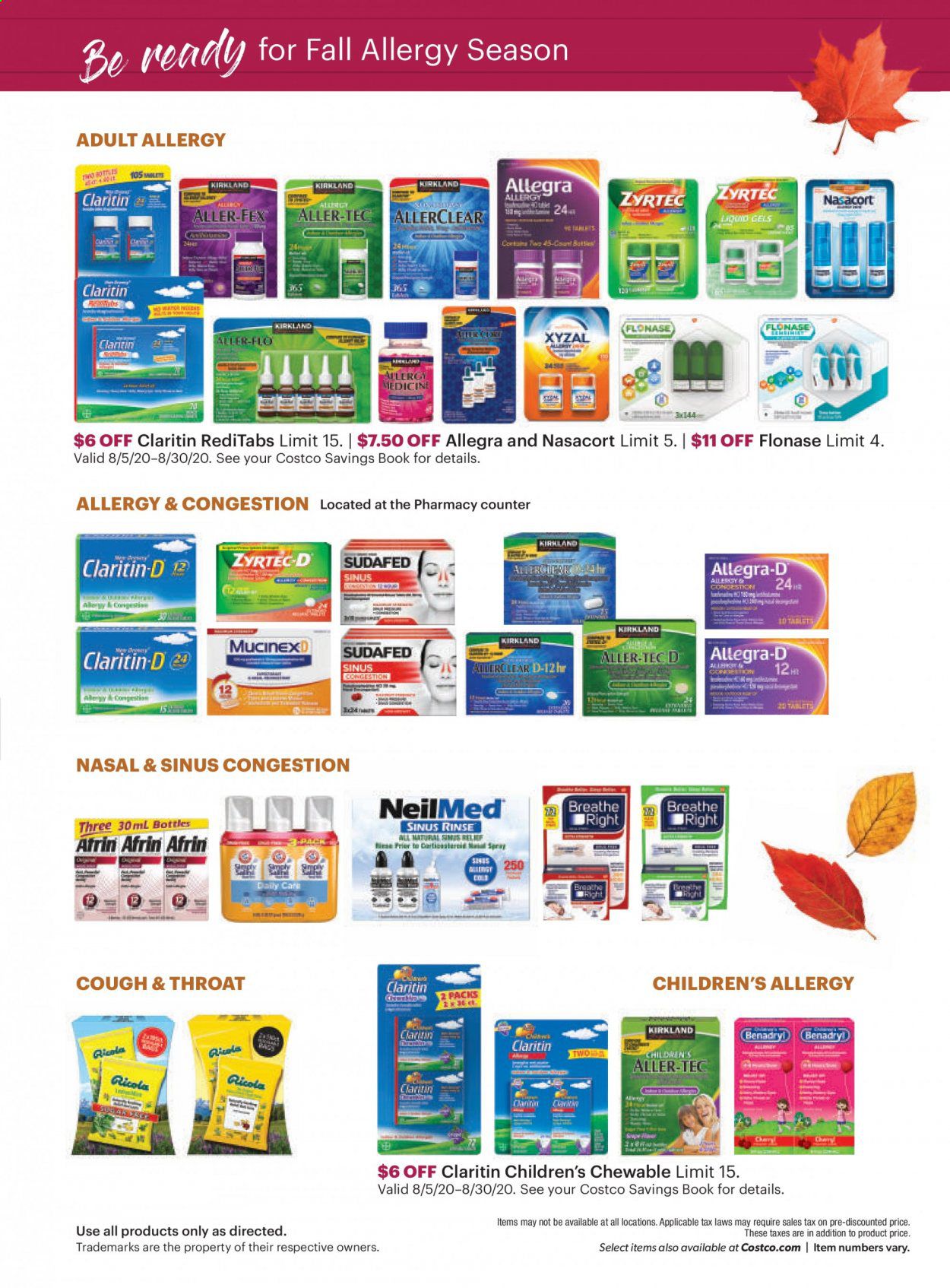 Costco Weekly Ad August 1 to August 31