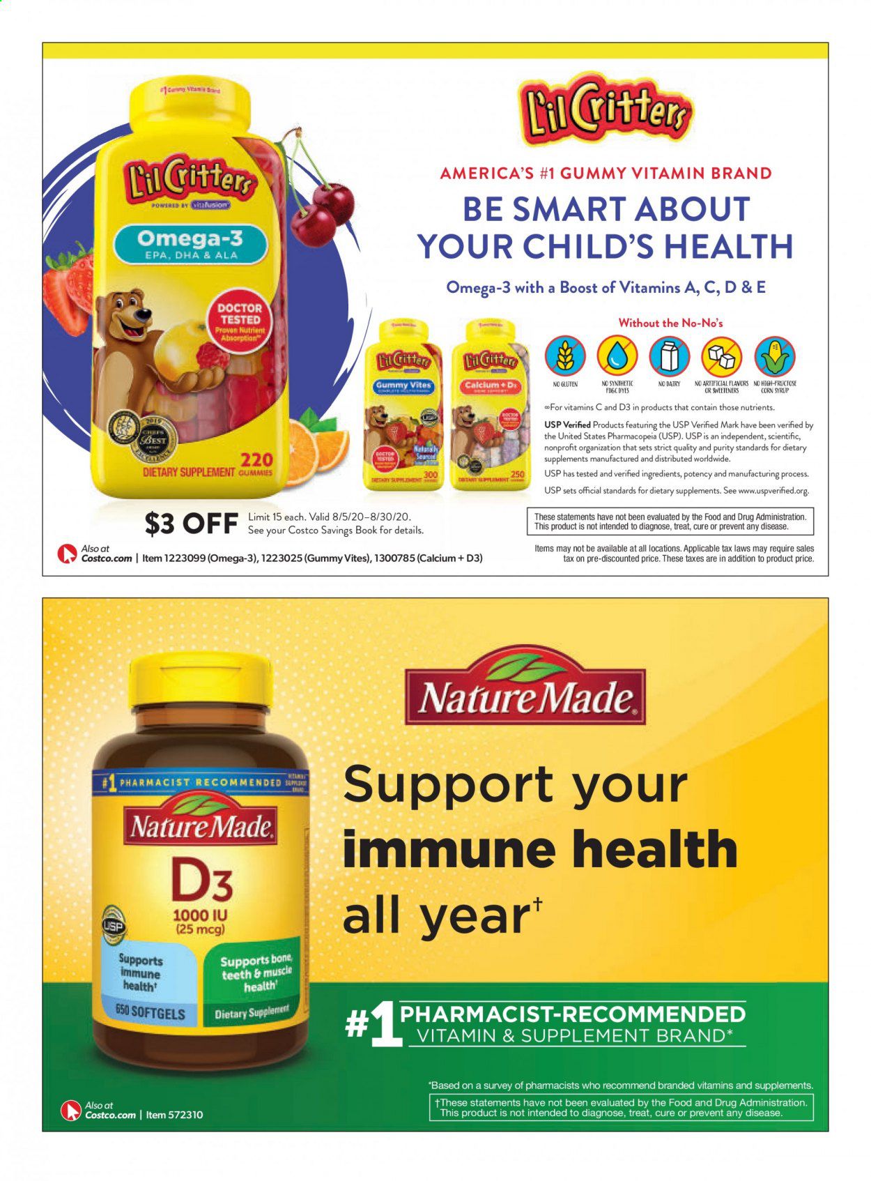 Costco Weekly Ad August 1 to August 31