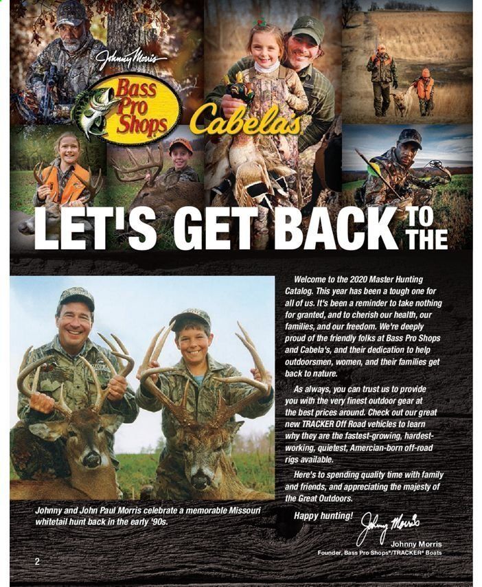 Bass Pro Shops Weekly Ad July 31, 2020 to March 27, 2021