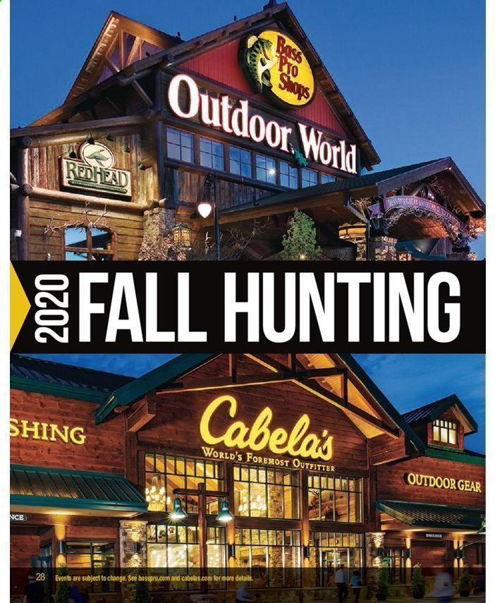 Bass Pro Shops Weekly Ad July 31, 2020 to March 27, 2021