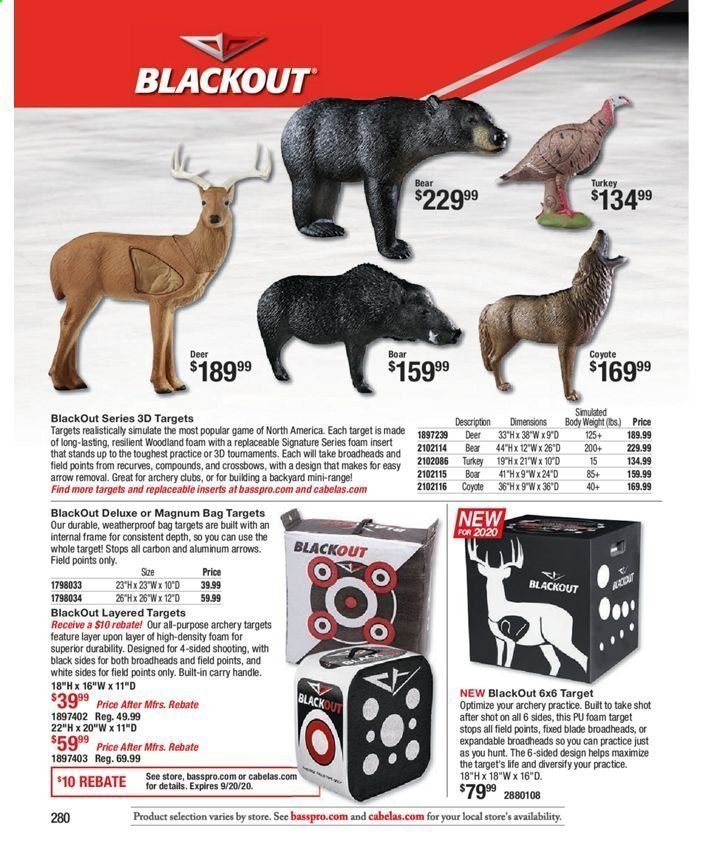 Bass Pro Shops Weekly Ad July 31, 2020 to March 27, 2021