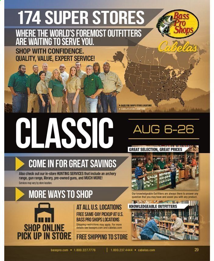 Bass Pro Shops Weekly Ad July 31, 2020 to March 27, 2021