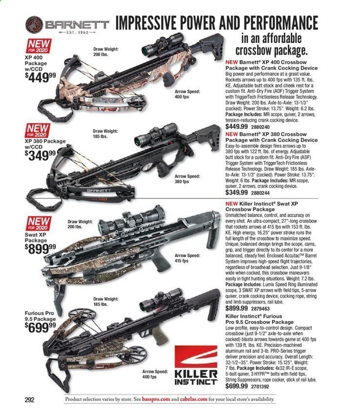 Bass Pro Shops Weekly Ad July 31, 2020 to March 27, 2021