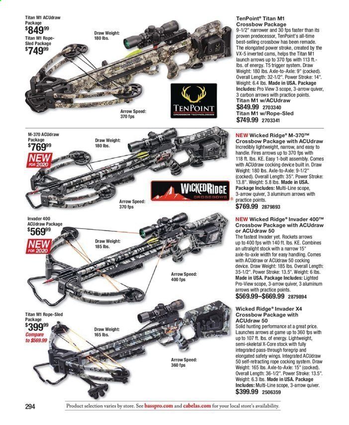 Bass Pro Shops Weekly Ad July 31, 2020 to March 27, 2021