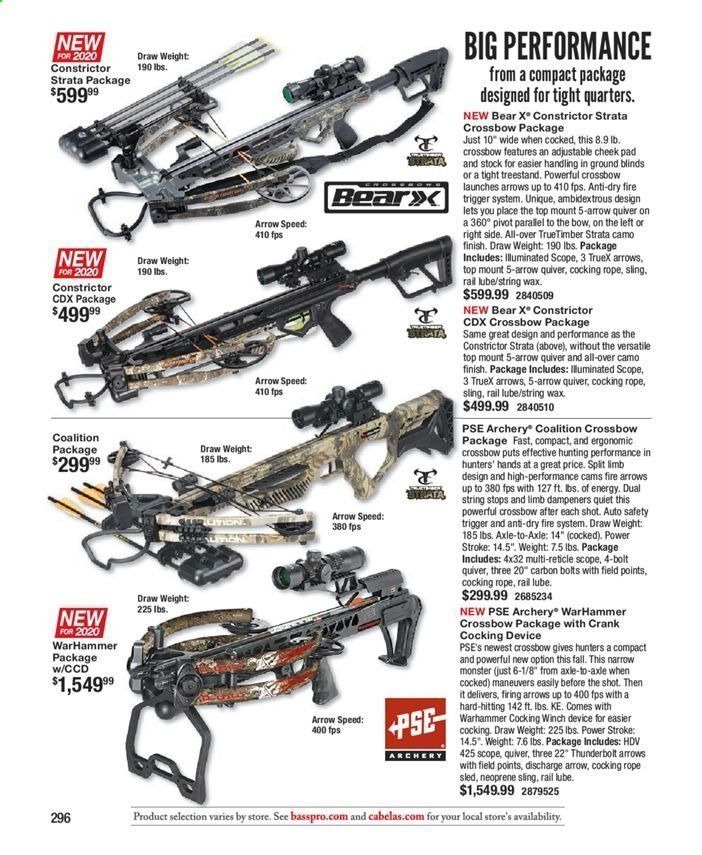 Bass Pro Shops Weekly Ad July 31, 2020 to March 27, 2021