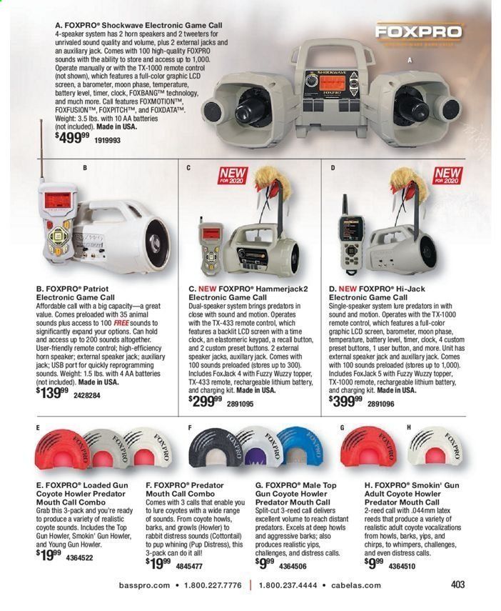 Bass Pro Shops Weekly Ad July 31, 2020 to March 27, 2021
