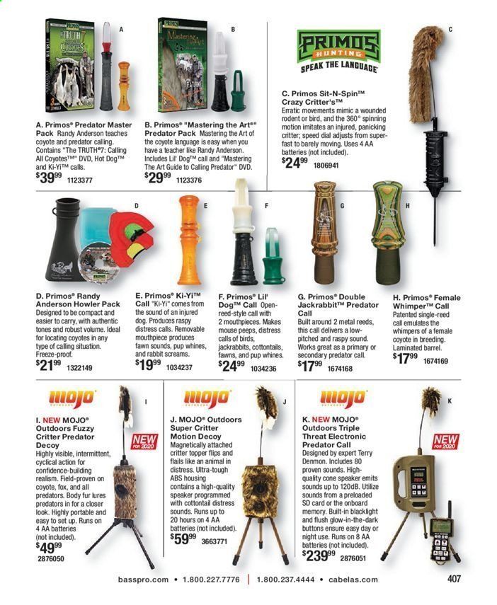 Bass Pro Shops Weekly Ad July 31, 2020 to March 27, 2021