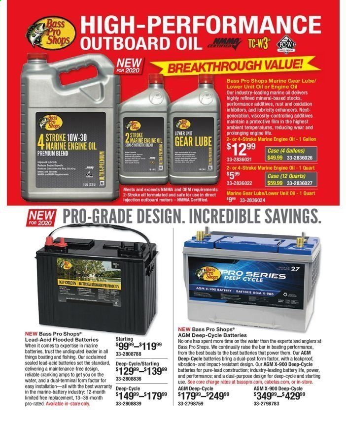 Bass Pro Shops Weekly Ad July 31, 2020 to March 27, 2021