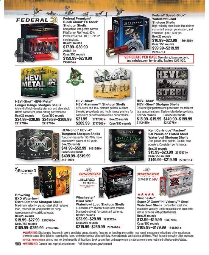 Bass Pro Shops Weekly Ad July 31, 2020 to March 27, 2021