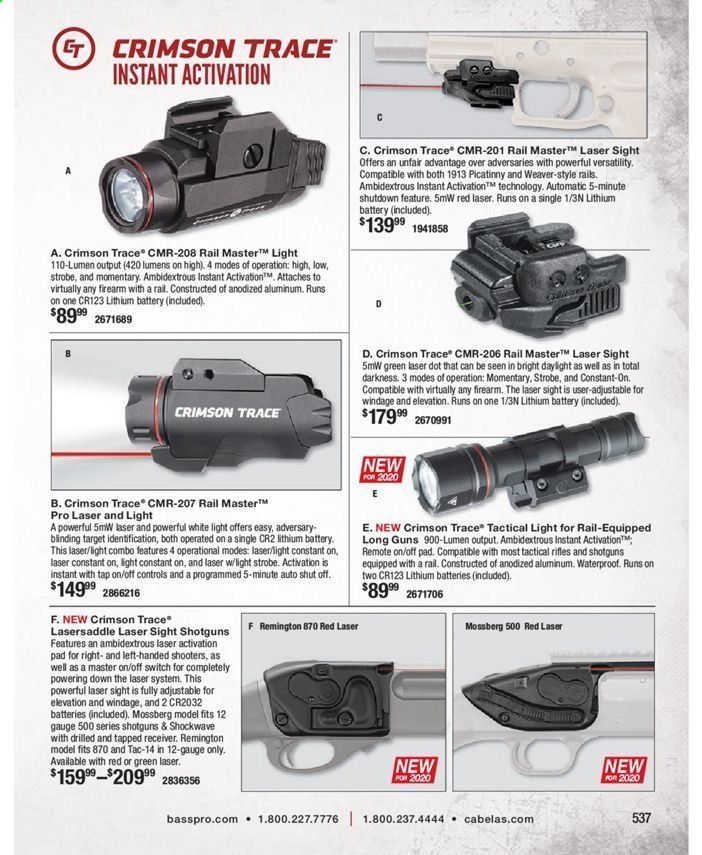 Bass Pro Shops Weekly Ad July 31, 2020 to March 27, 2021