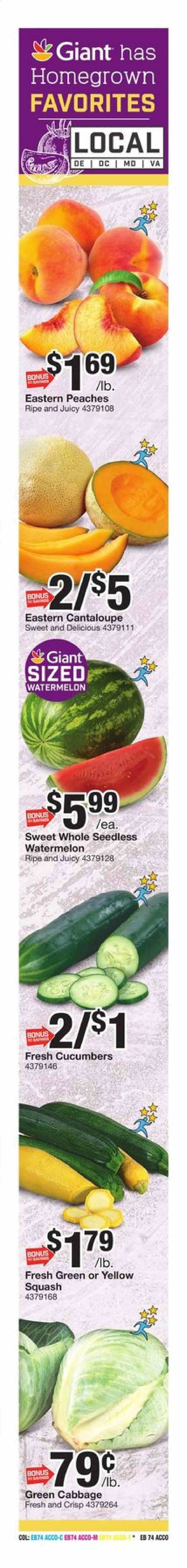 Giant Food Weekly Ad July 31 to August 6