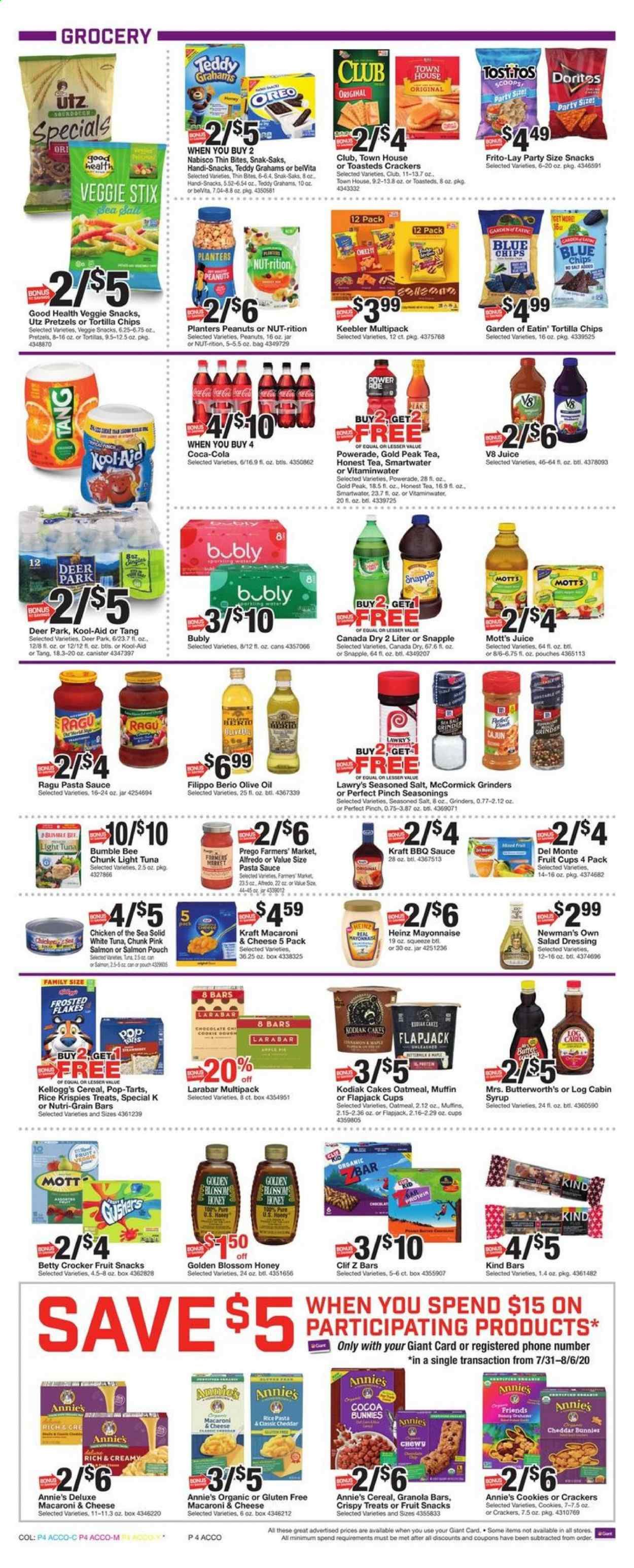 Giant Food Weekly Ad July 31 to August 6