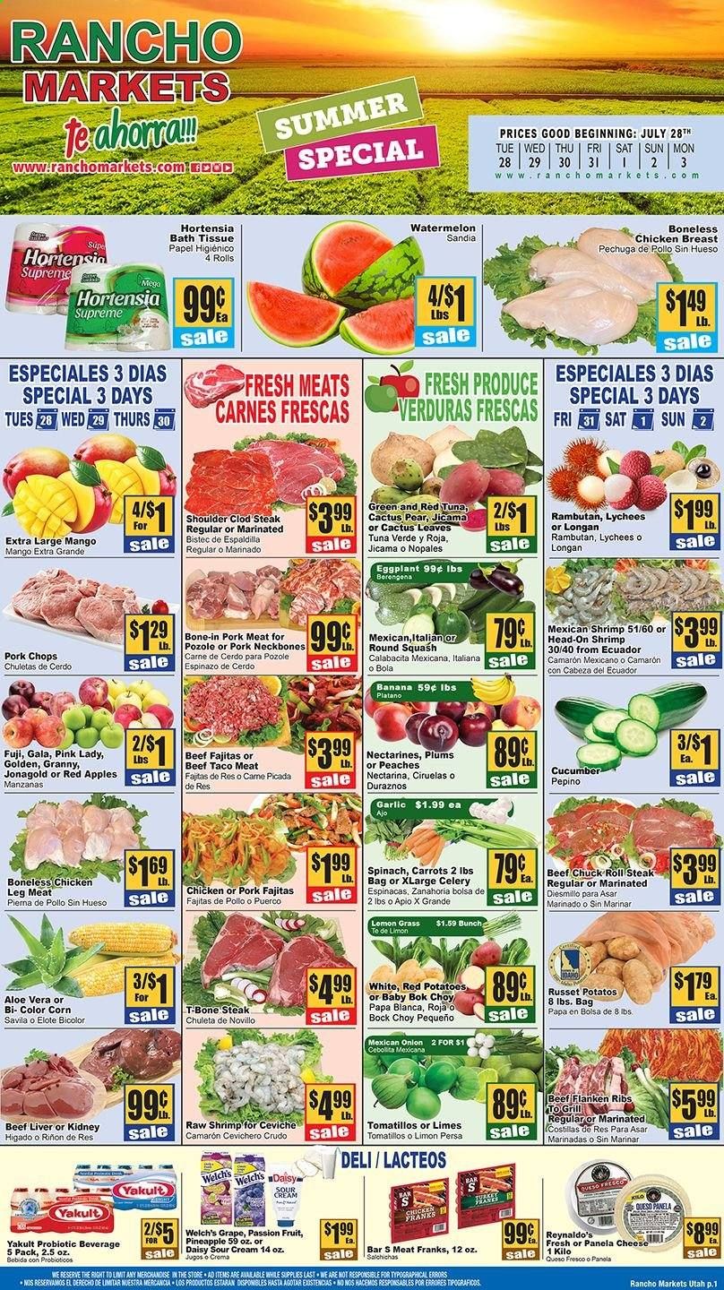 Rancho Markets Weekly Ad July 28 to August 3