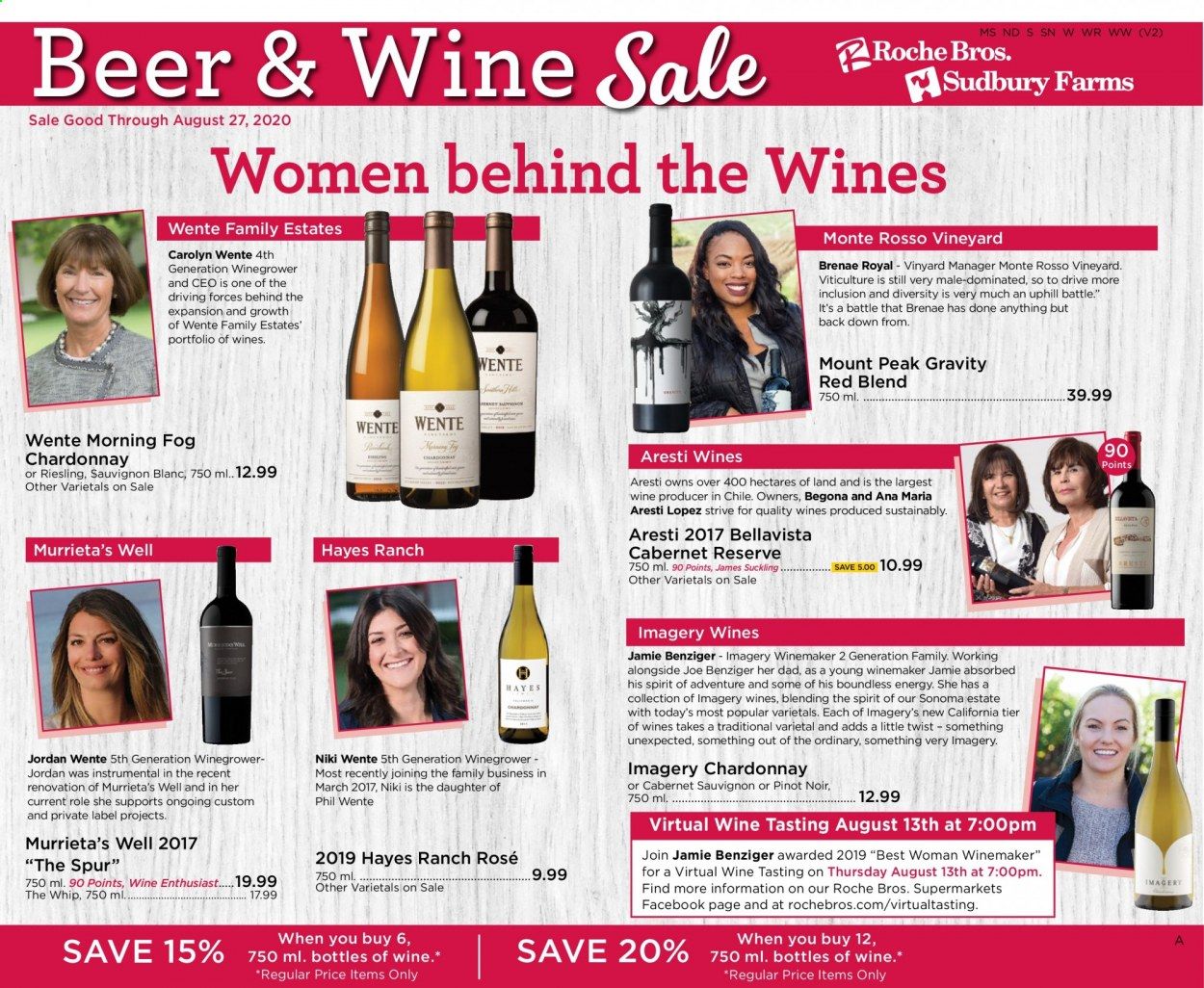 Roche Bros. Weekly Ad July 31 to August 6