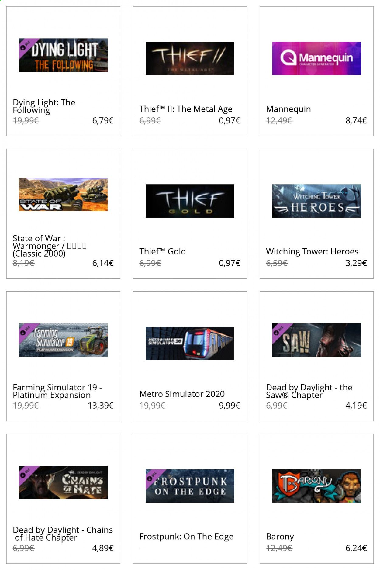 Steam Catalog 2020-2021