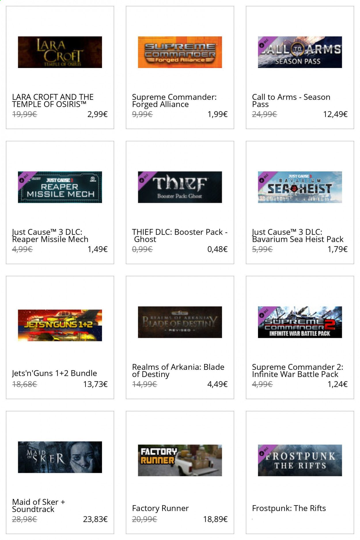 Steam Catalog 2020-2021