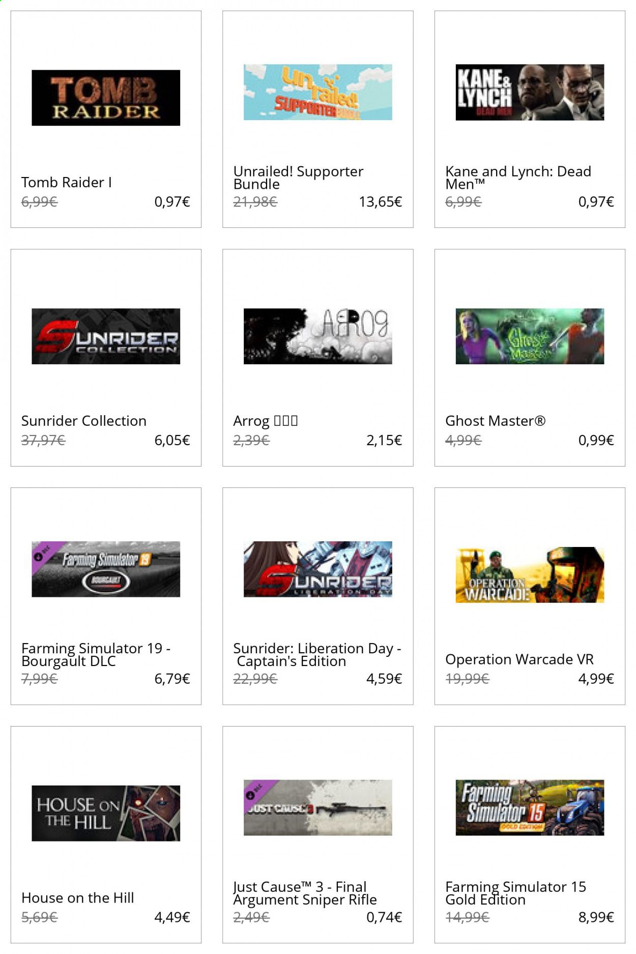 Steam Catalog 2020-2021