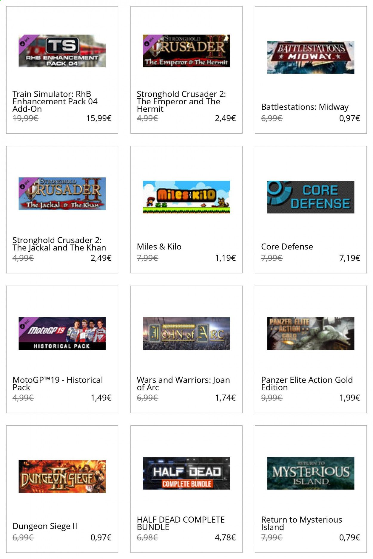 Steam Catalog 2020-2021