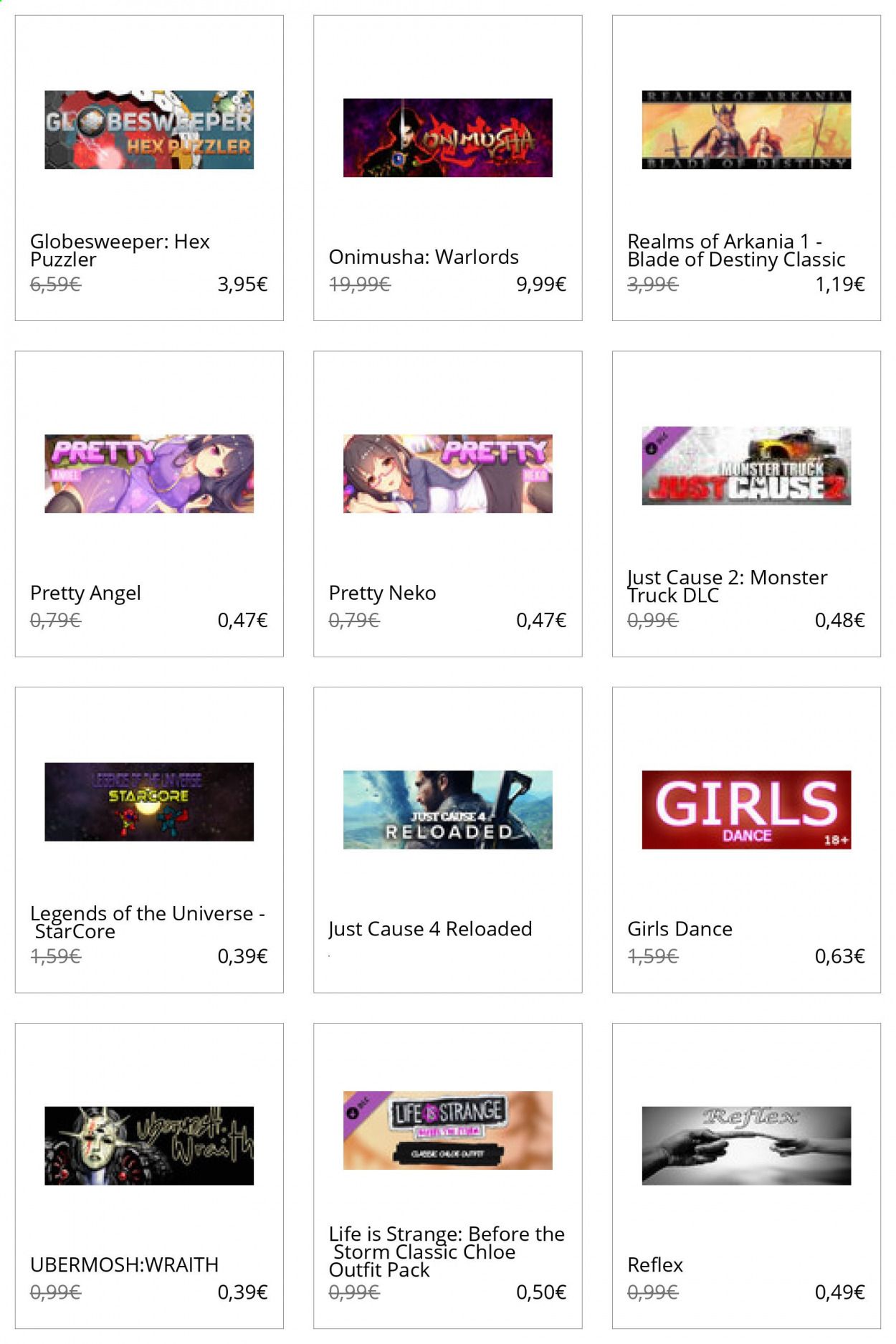 Steam Catalog 2020-2021
