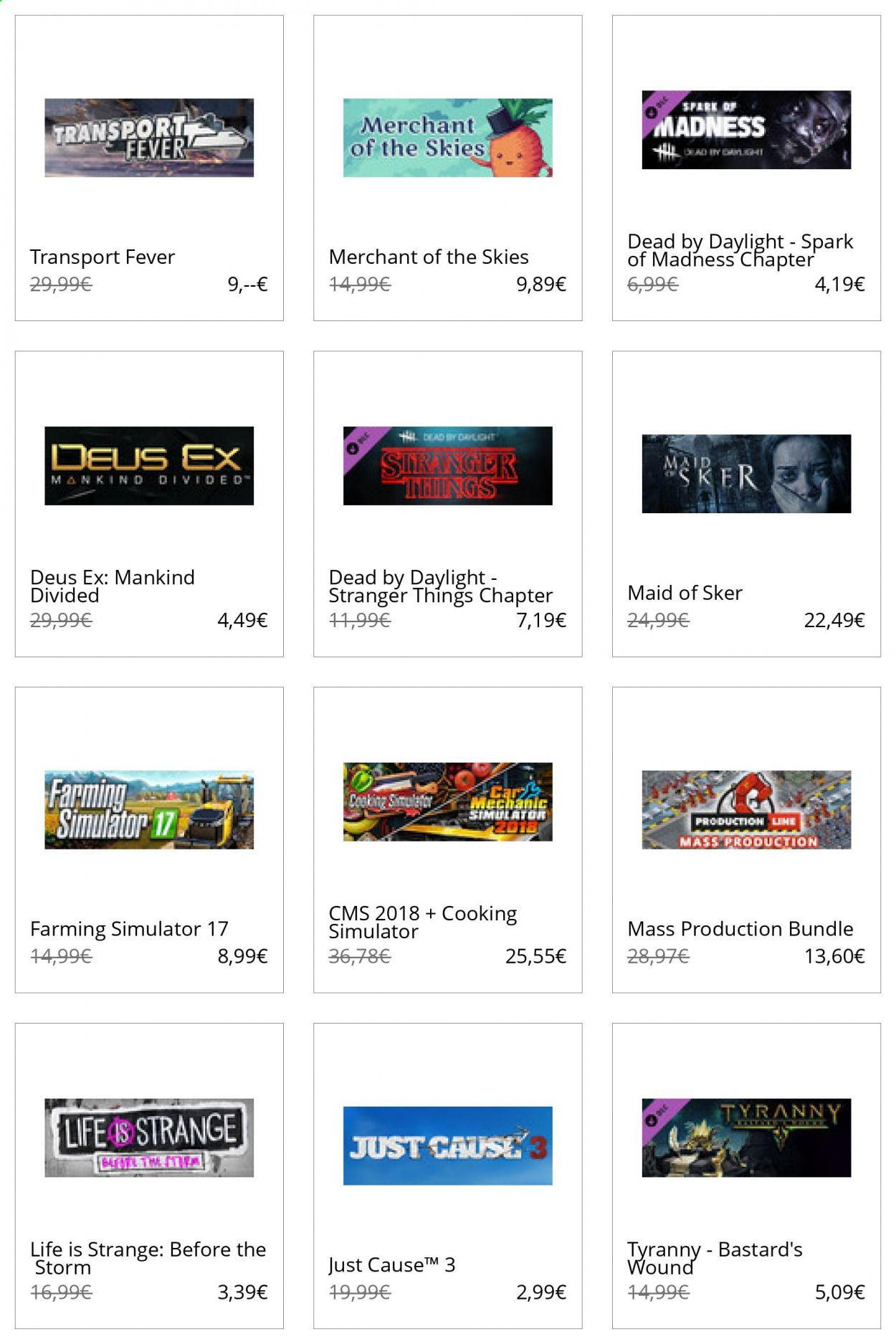 Steam Catalog 2020-2021
