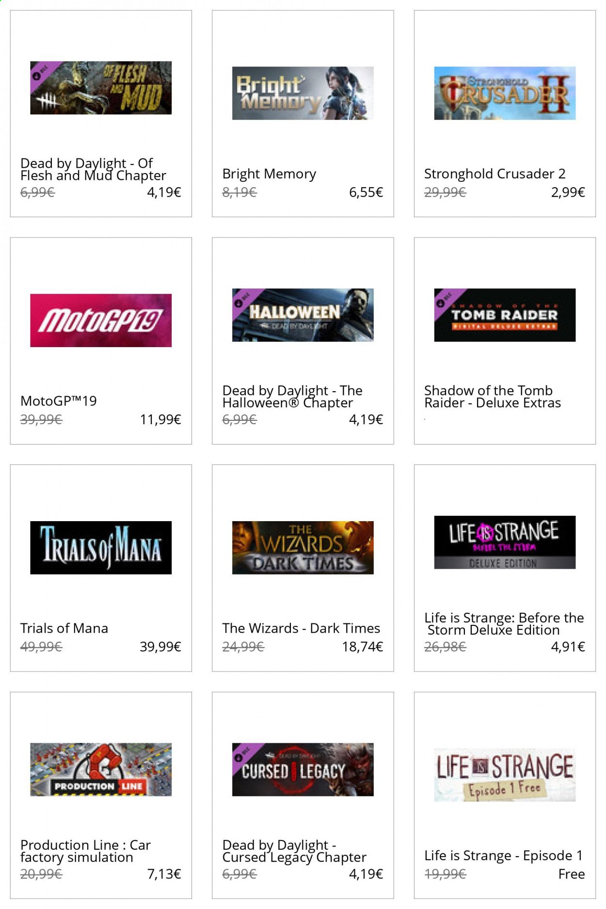 Steam Catalog 2020-2021