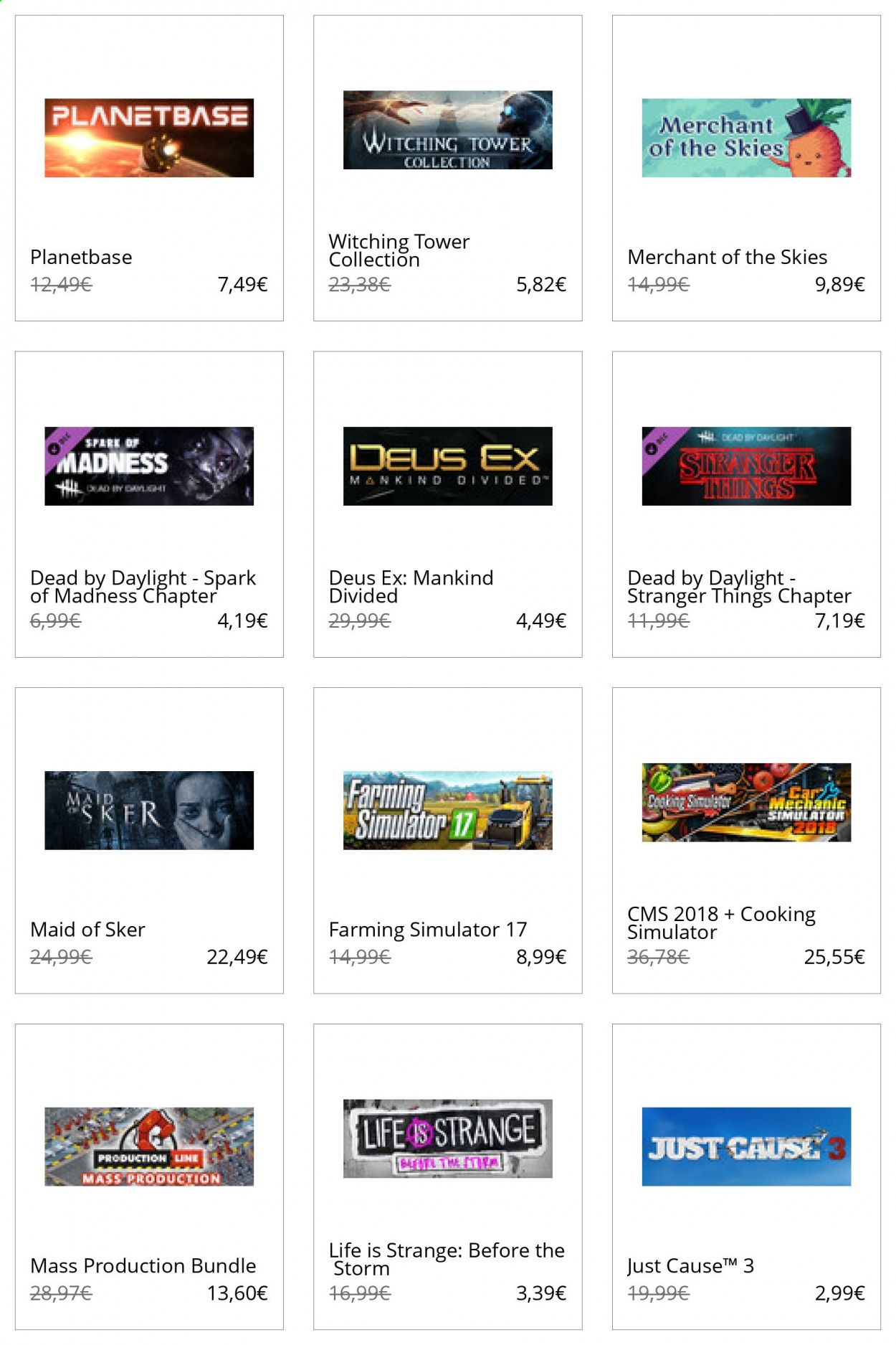 Steam Catalog 2020-2021