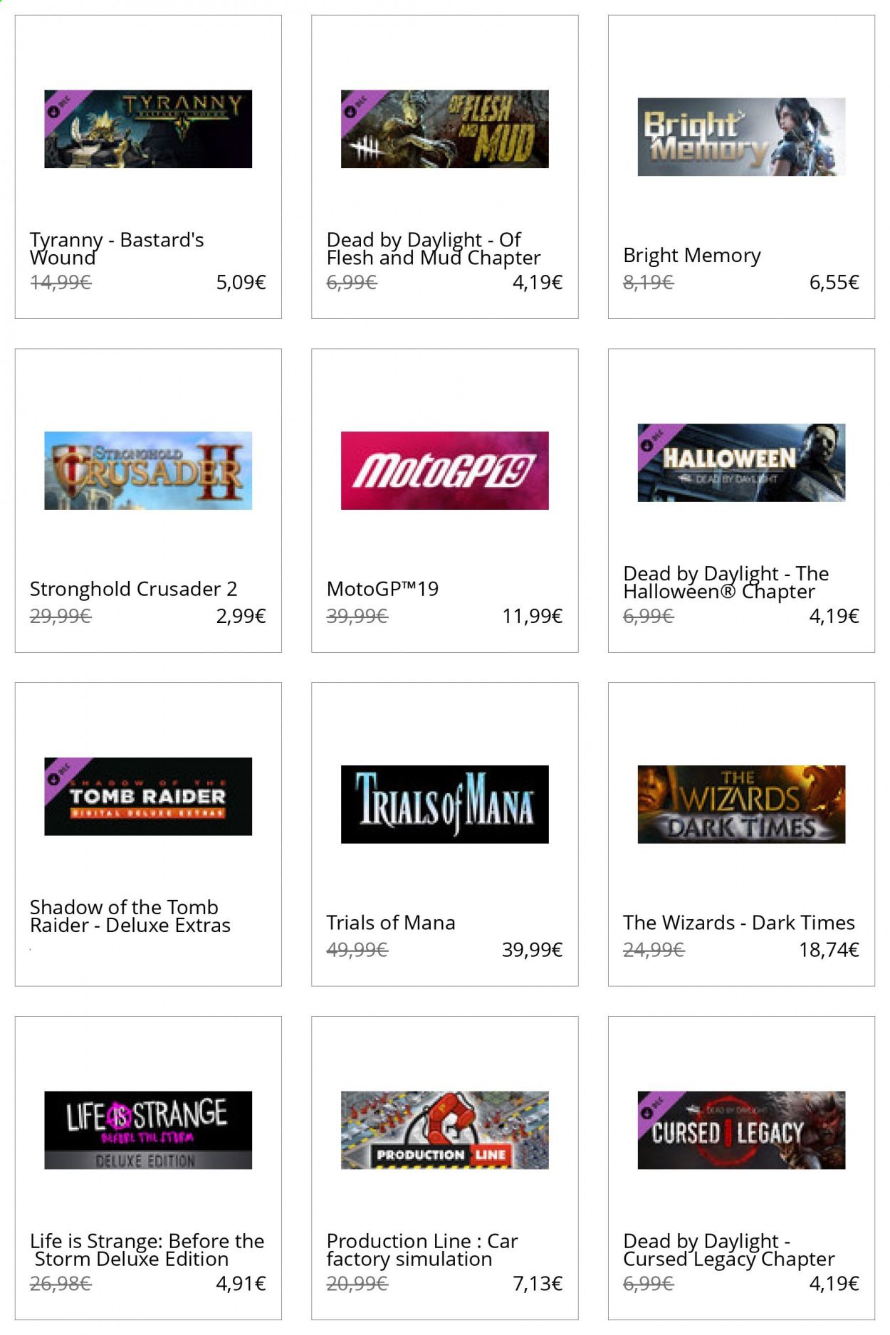 Steam Catalog 2020-2021