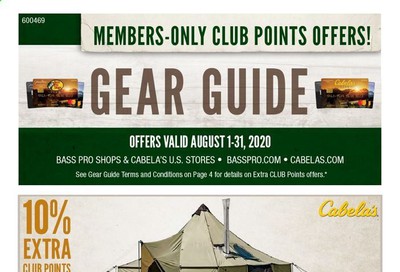 Bass Pro Shops Weekly Ad August 1 to August 31