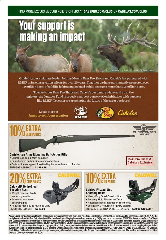 Bass Pro Shops Weekly Ad August 1 to August 31