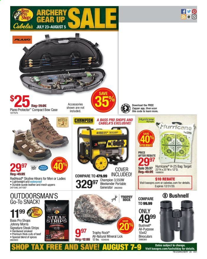Bass Pro Shops Weekly Ad July 23 to August 5