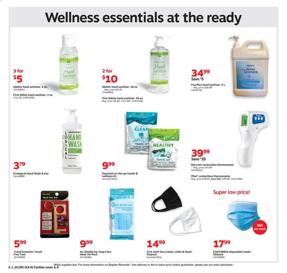 Staples Weekly Ad August 2 to August 8