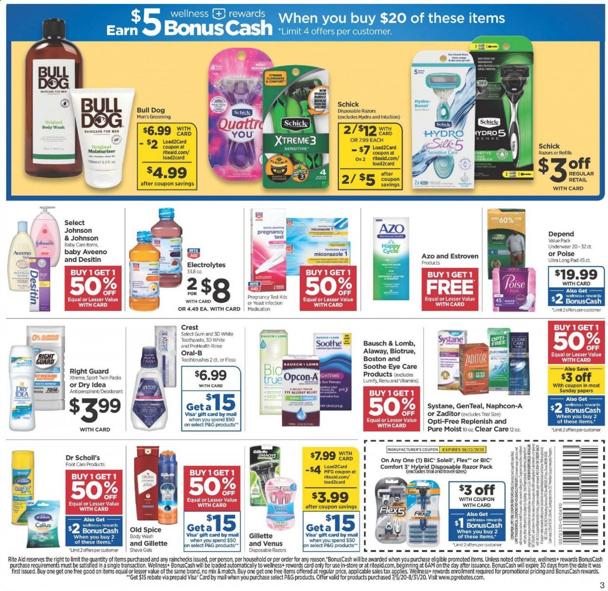 RITE AID Weekly Ad August 2 to August 8