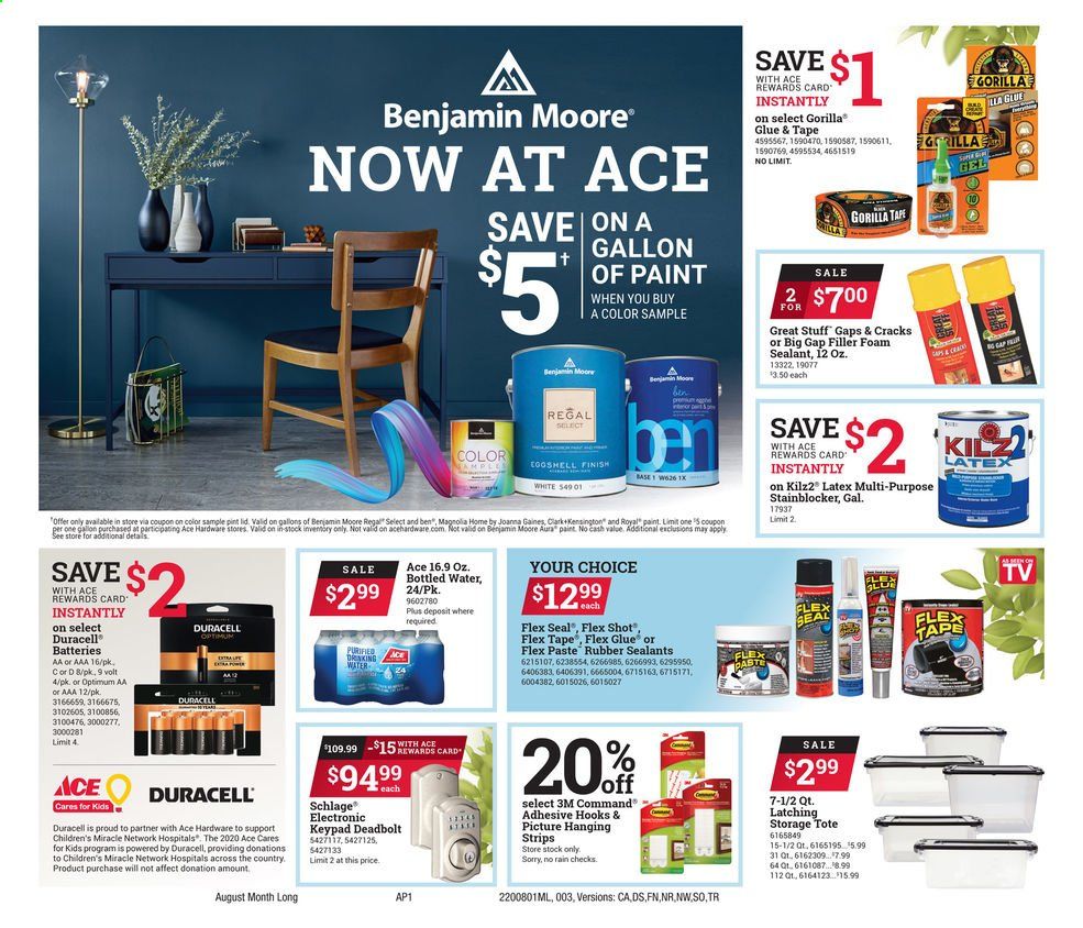 ACE Hardware Weekly Ad August 1 to August 31