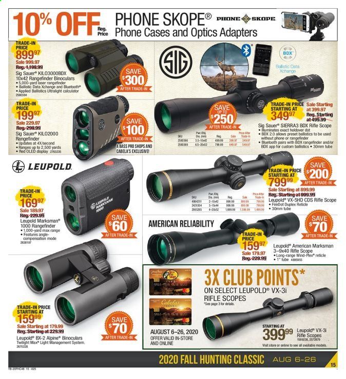 Bass Pro Shops Weekly Ad August 6 to August 26