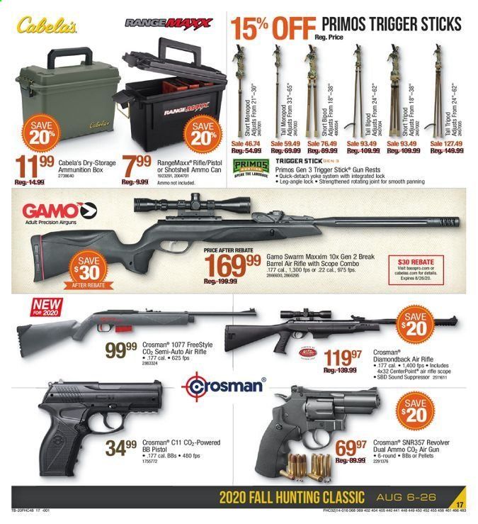 Bass Pro Shops Weekly Ad August 6 to August 26
