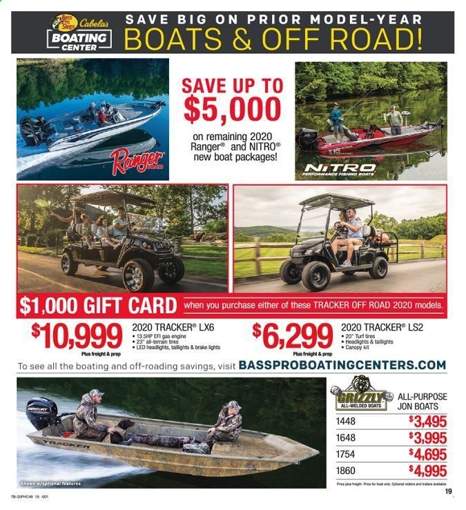 Bass Pro Shops Weekly Ad August 6 to August 26