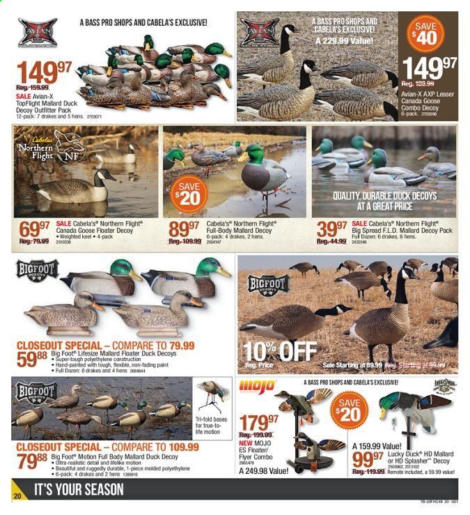 Bass Pro Shops Weekly Ad August 6 to August 26