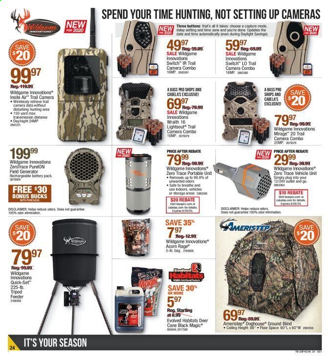 Bass Pro Shops Weekly Ad August 6 to August 26