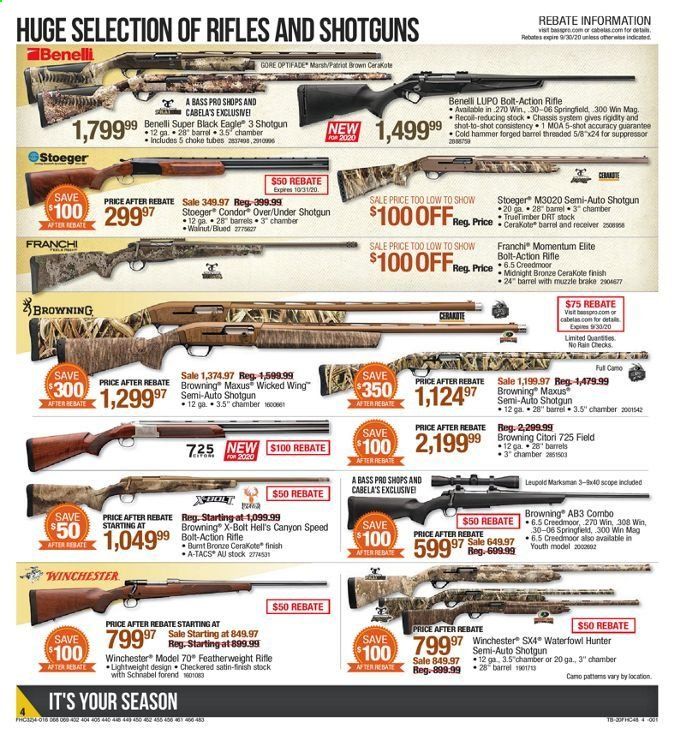Bass Pro Shops Weekly Ad August 6 to August 26