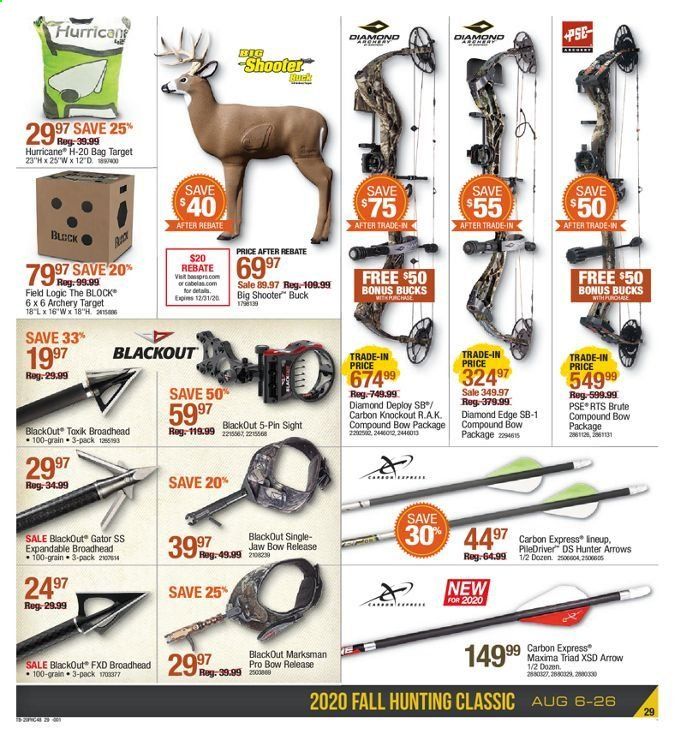 Bass Pro Shops Weekly Ad August 6 to August 26