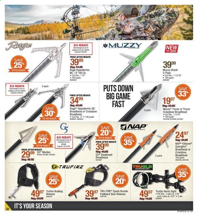 Bass Pro Shops Weekly Ad August 6 to August 26