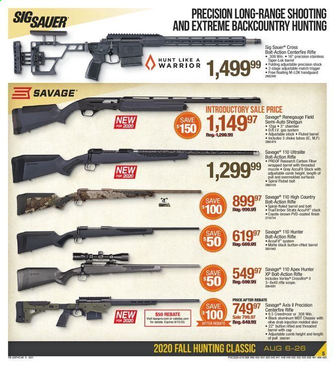 Bass Pro Shops Weekly Ad August 6 to August 26