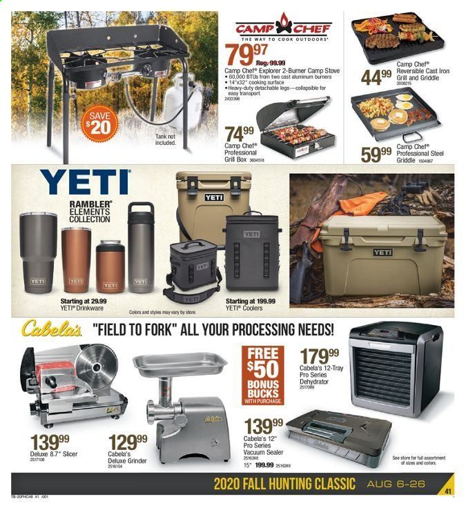 Bass Pro Shops Weekly Ad August 6 to August 26