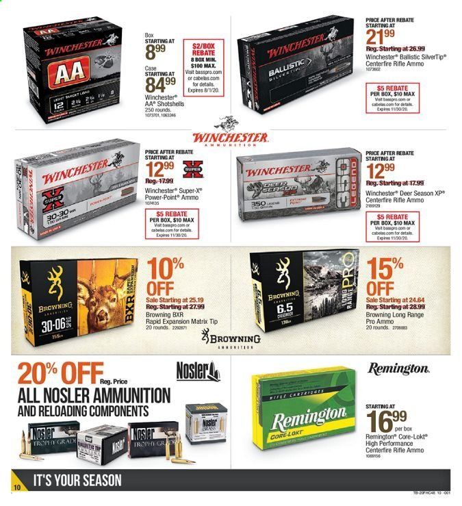 Bass Pro Shops Weekly Ad August 6 to August 26