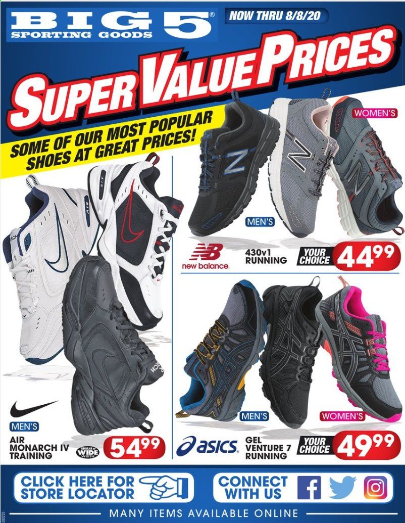 Big 5 Weekly Ad August 2 to August 8