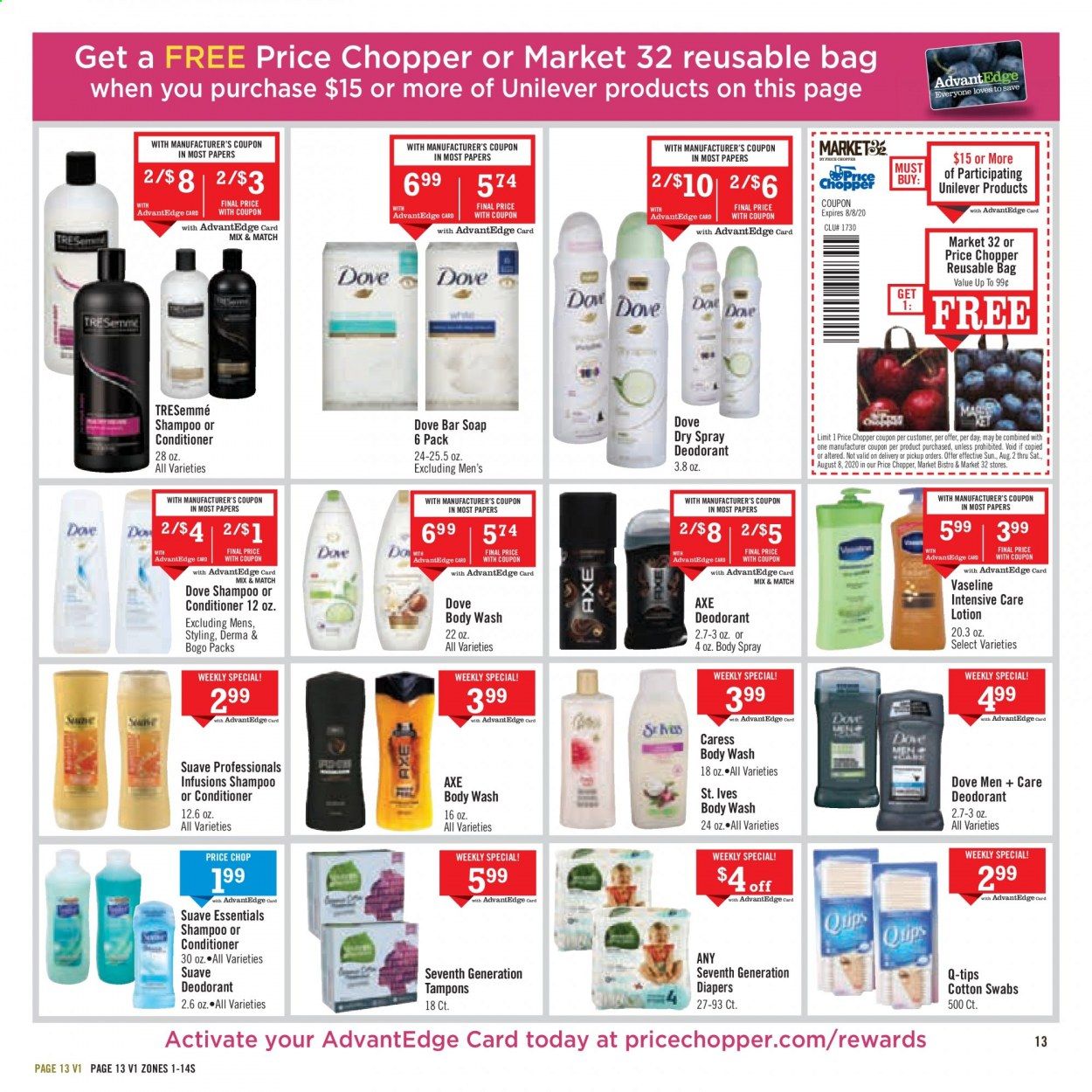 Price Chopper (VT) Weekly Ad August 2 to August 8