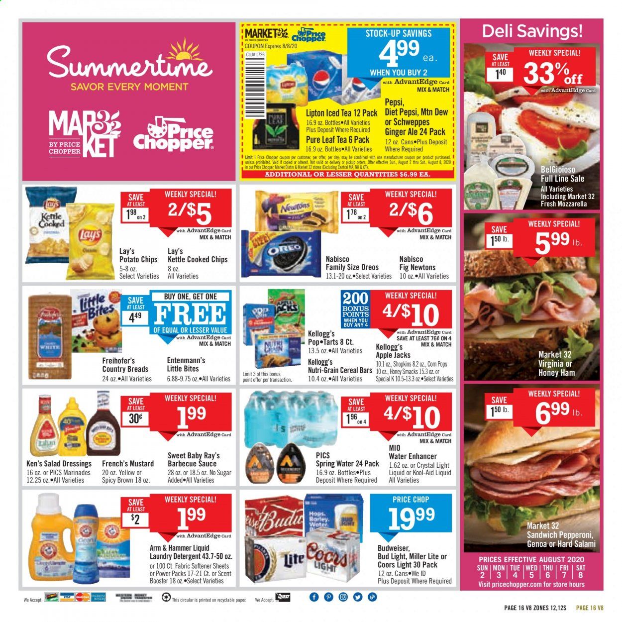 Price Chopper (VT) Weekly Ad August 2 to August 8