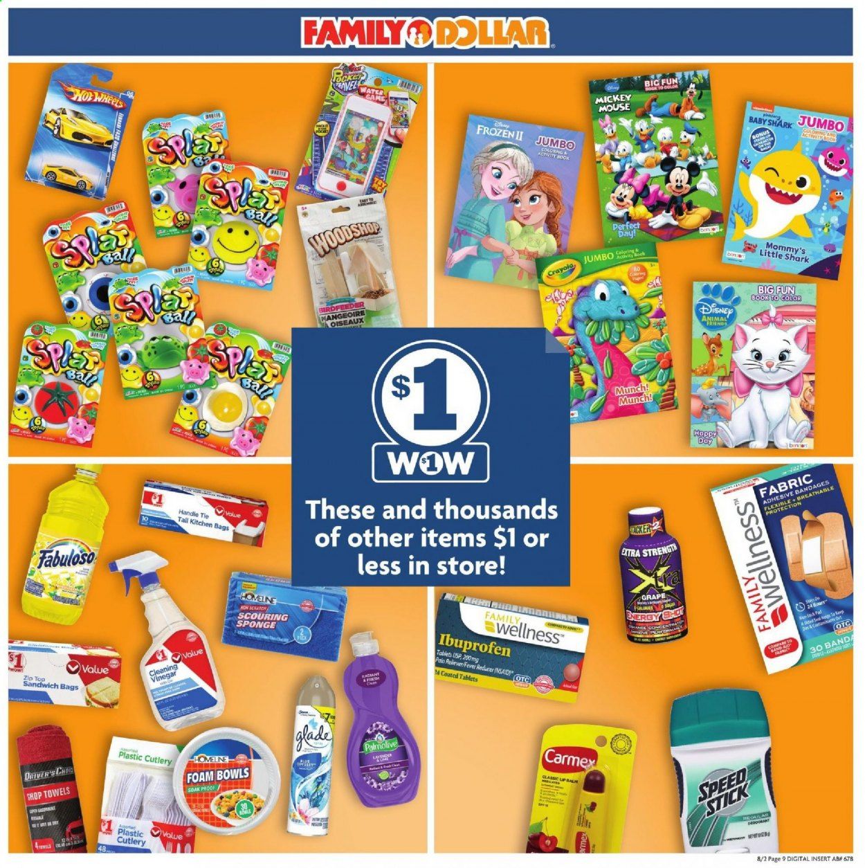 Family Dollar Weekly Ad August 2 to August 8